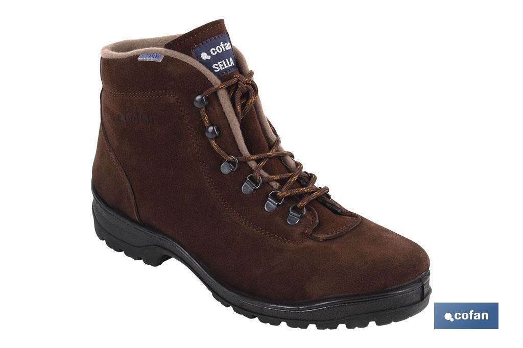 BOTA TREKKING MARRÓN HIDRÓFUGA MODELO SELLA T-46