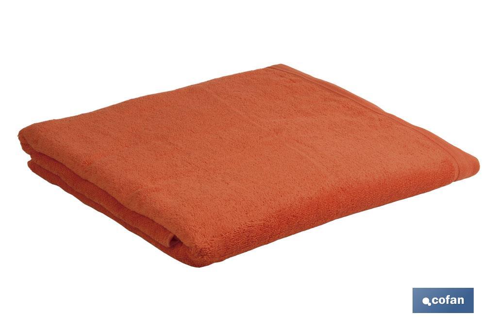 TOALLA BAÑO ORANGE  GR.580/M2  MODELO AMANECER 100X150cm