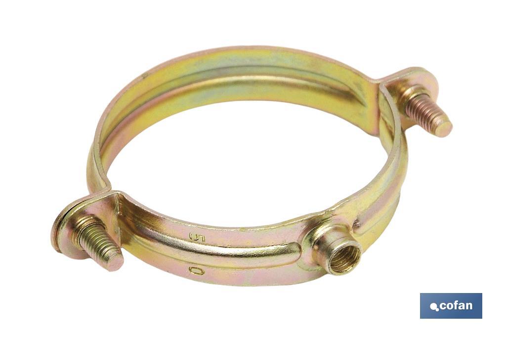 ABRAZADERA METALICA M-6 PARA TUBO 63MM. ABRAZADERA METALICA M-6 PARA TUBO 63MM.