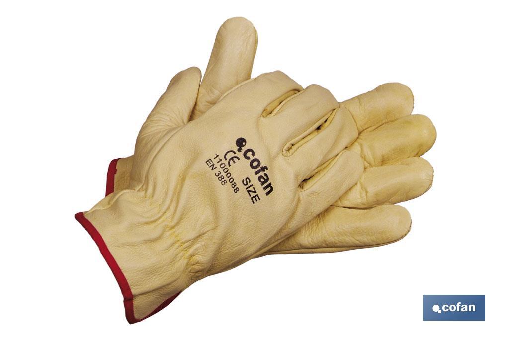 BLÍSTER DE GUANTE DE PIEL VACUNO AMARILLO TALLA 10 VENTA UNITARIA BLÍSTER DE GUANTE DE PIEL VACUNO AMARILLO TALLA 10 VENTA UNITARIA