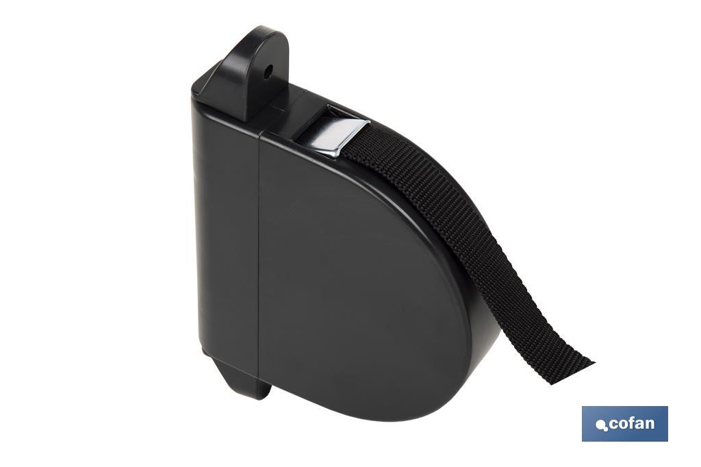RECOGEDOR ABATIBLE PERSIANA NEGRO 6MX14 MM RECOGEDOR ABATIBLE PERSIANA NEGRO 6MX14 MM