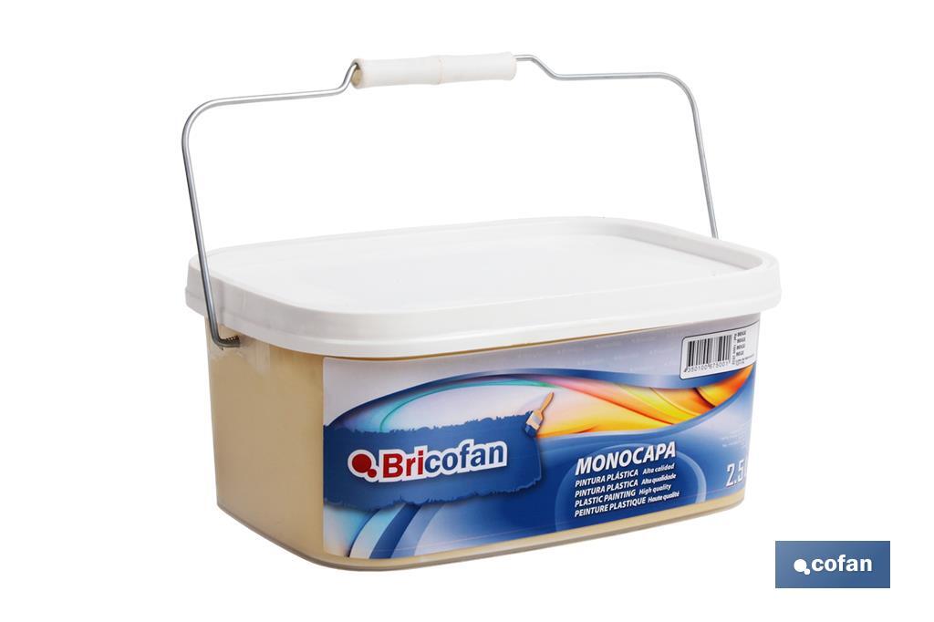 PINTURA PLÁSTICA MONOCAPA Beige (2,5 LT)