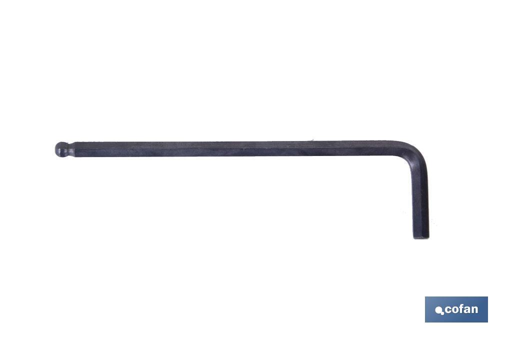 LLAVE HEXAG. BOLA SERIE LARGA M-2 LLAVE HEXAG. BOLA SERIE LARGA M-2