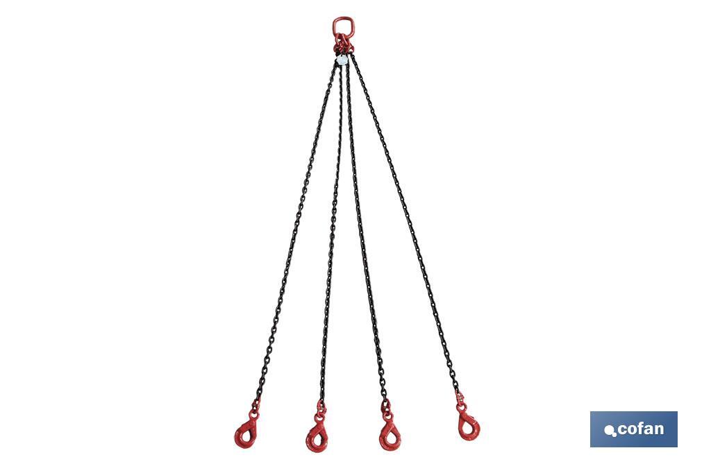 PULPO CADENA 8mm. Gº80 4Rx3M PULPO CADENA 8mm. Gº80 4Rx3M