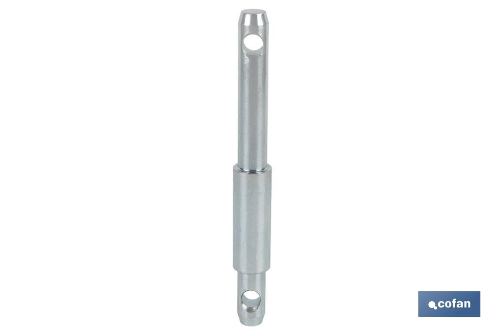 PERNO DOBLE INTERCAMBIABLE PARA ENGANCHE APEROS Ø25 X Ø19 MM PERNO DOBLE INTERCAMBIABLE PARA ENGANCHE APEROS Ø25 X Ø19 MM