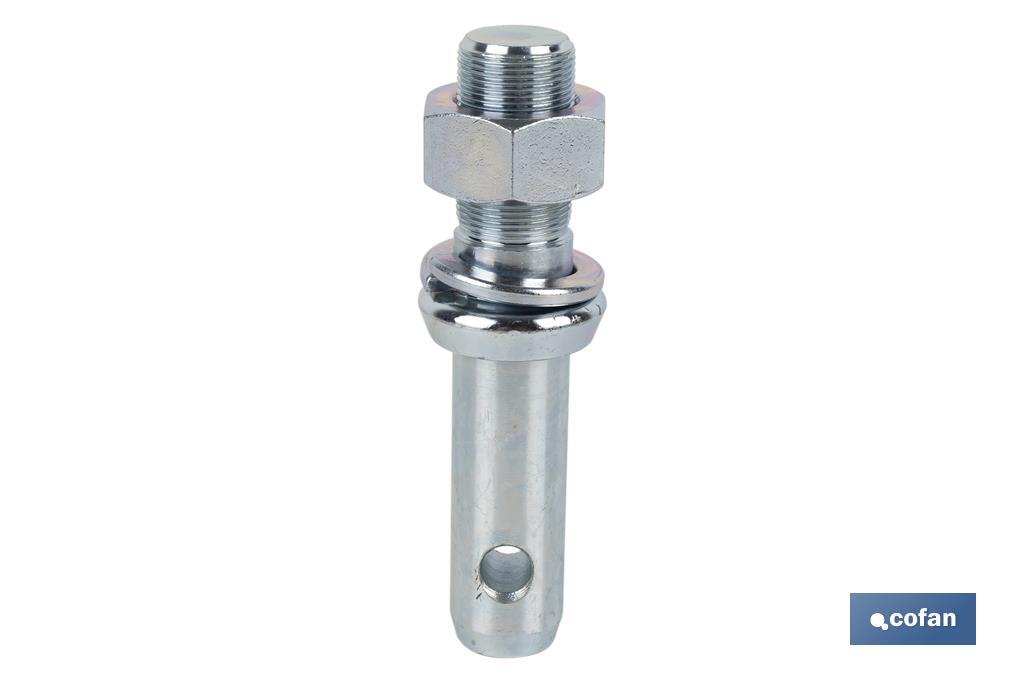 PERNO ROSCADO PARA ENGANCHE APEROS M 27 X Ø28 MM PERNO ROSCADO PARA ENGANCHE APEROS M 27 X Ø28 MM