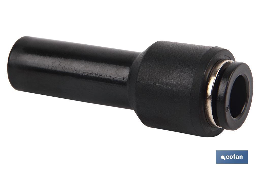 ESPIGA REDUCTOR PLASTICO 10/6 mm ESPIGA REDUCTOR PLASTICO 10/6 mm