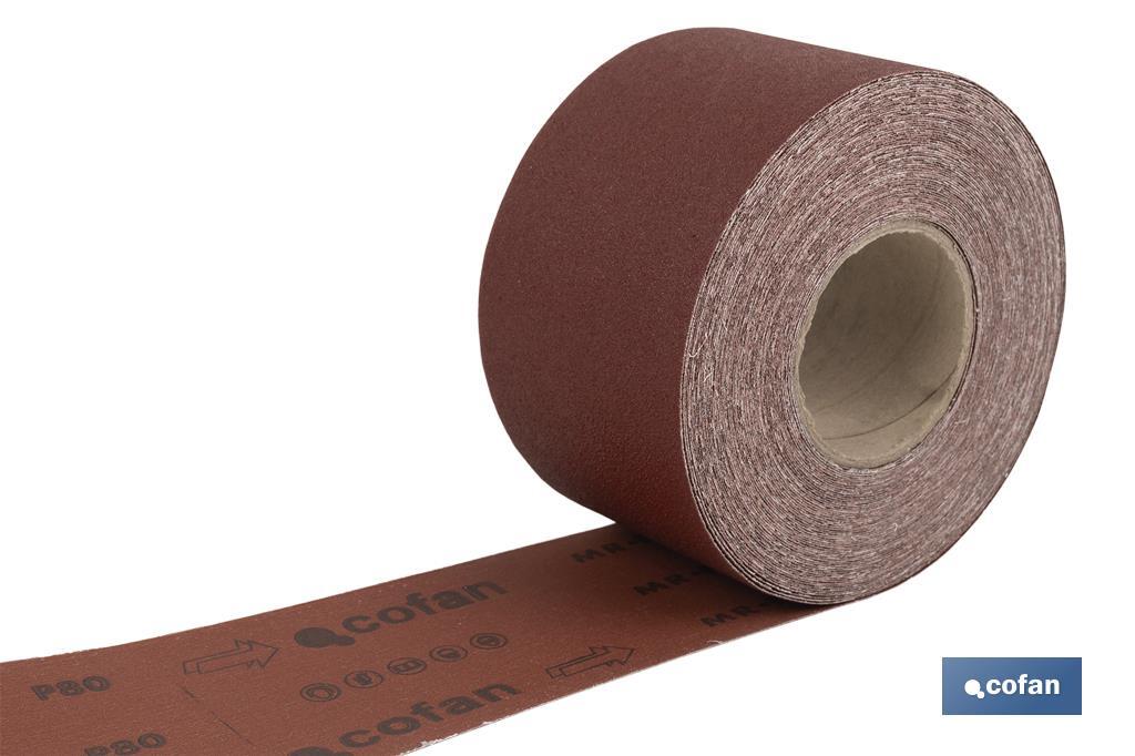 ROLLO LIJA TELA UNIVERSAL 100 X 25 M. G.80 ROLLO LIJA TELA UNIVERSAL 100 X 25 M. G.80