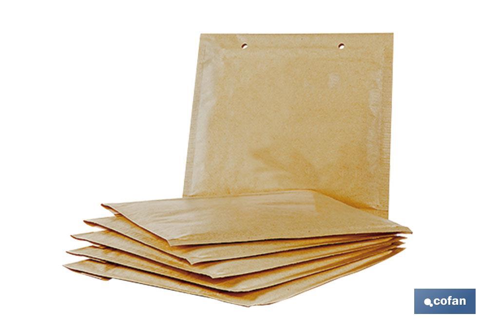 PACK DE 5 SOBRES KRAFT CON BURBUJA 250X350 MM PACK DE 5 SOBRES KRAFT CON BURBUJA 250X350 MM
