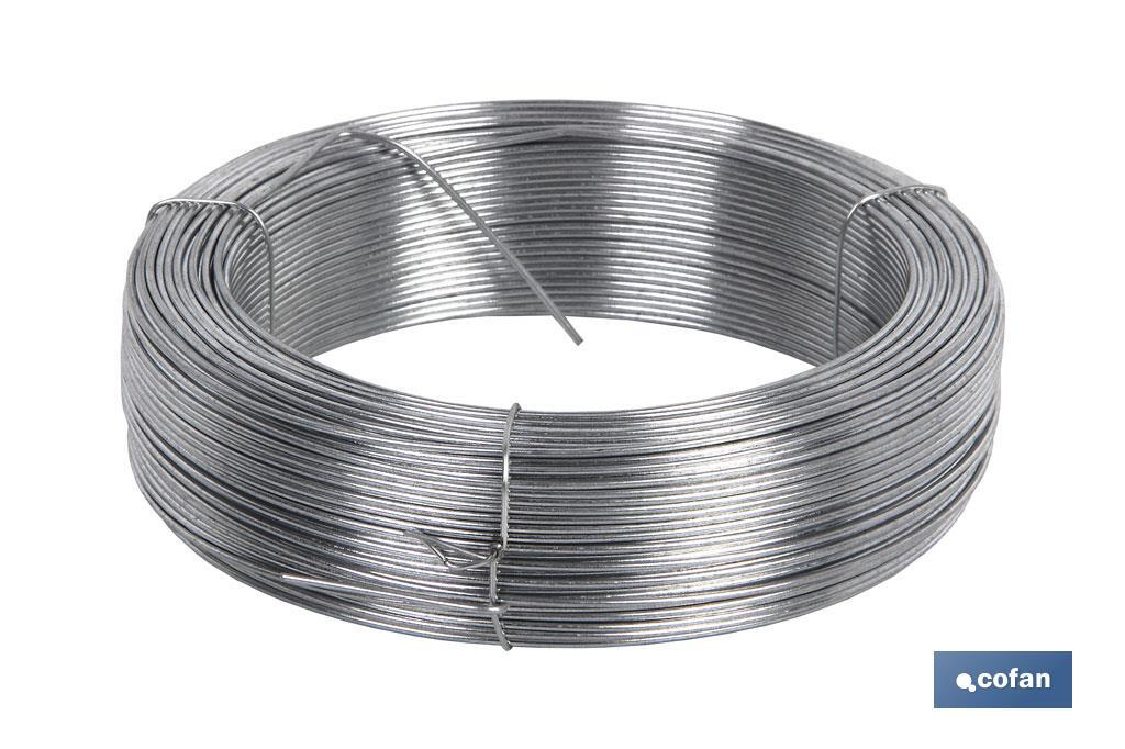 ROLLO ALAMBRE GALVANIZADO 1 Kg (2,2mm) Nº 14