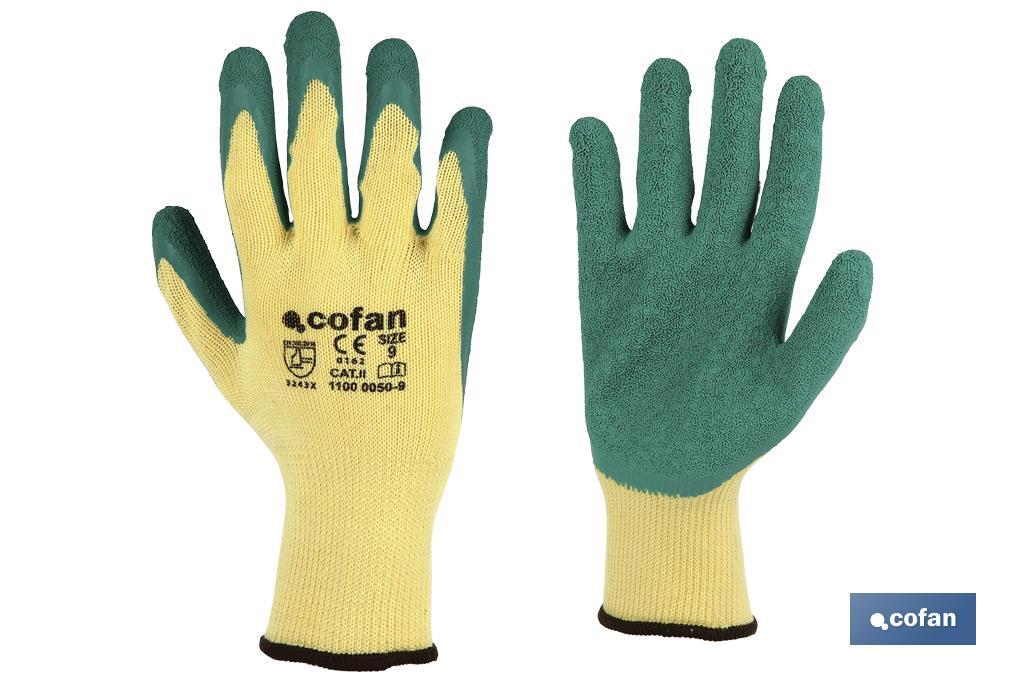 GUANTE LATEX RUGOSO VERDE TALLA 10 GUANTE LATEX RUGOSO VERDE TALLA 10