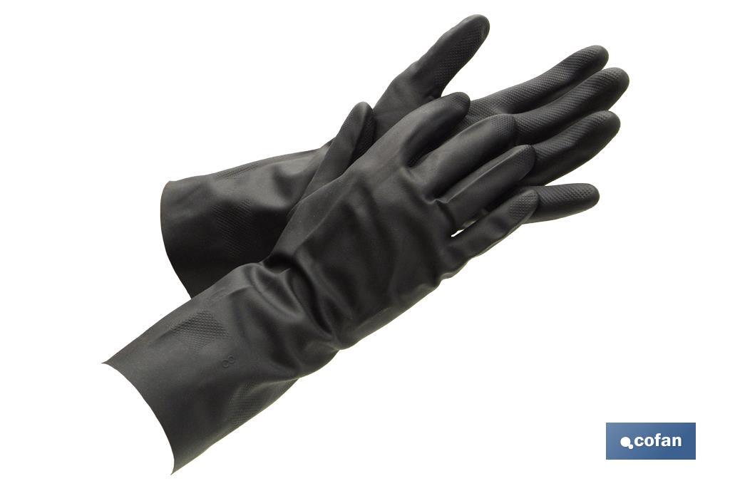 GUANTE NEGRO NEOPRENO 100% T 10 VENTA UNITARIA