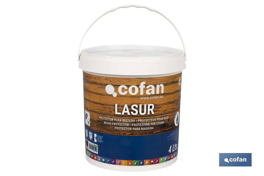 LASUR PROTECTOR AL AGUA PARA MADERA MATE ROBLE 4 L LASUR PROTECTOR AL AGUA PARA MADERA MATE ROBLE 4 L