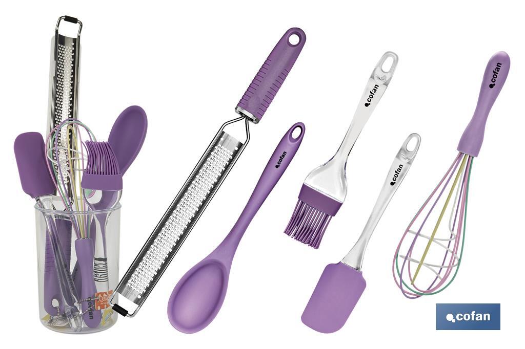 SET DE 6 UTENSILIOS DE REPOSTERÍA GAMA VERGINI SET DE 6 UTENSILIOS DE REPOSTERÍA GAMA VERGINI