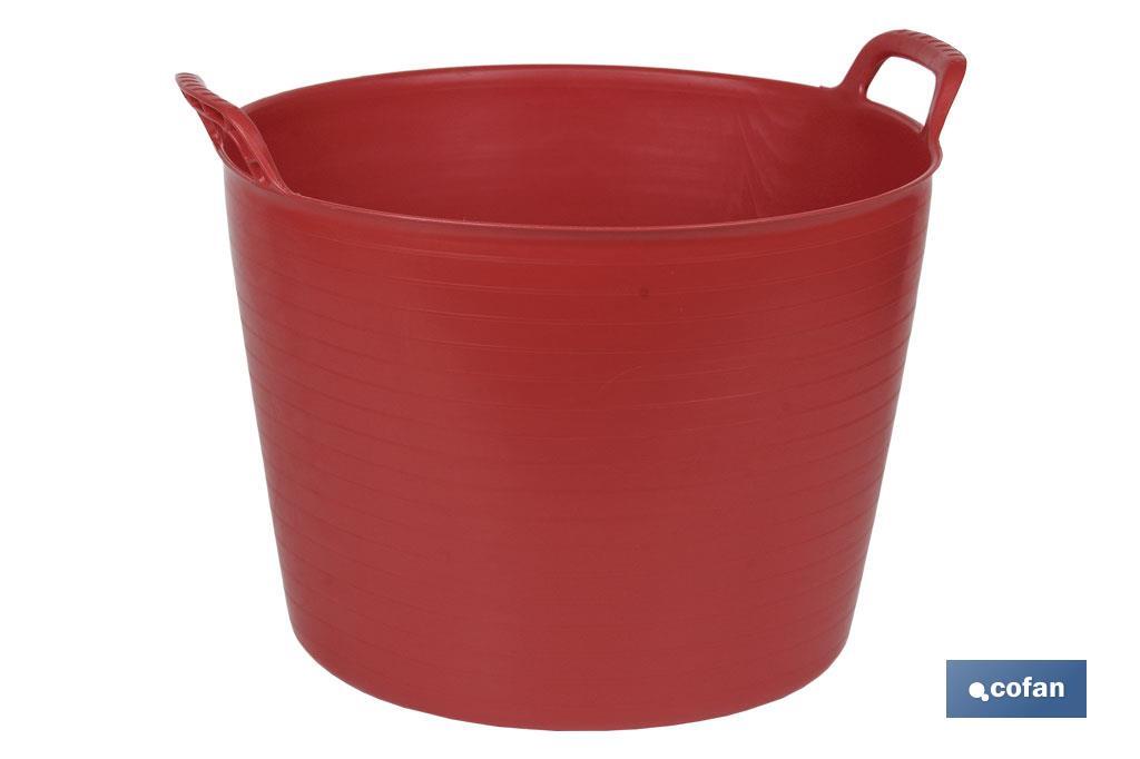 CAPAZO  42 L ROJO  48.5X45X38cm venta unitaria
