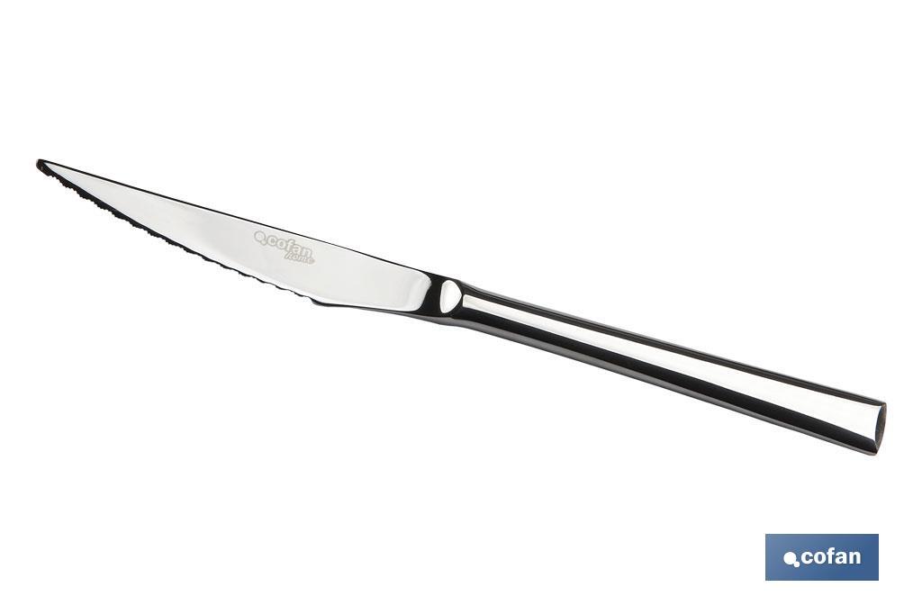 BL 2uds CUCHILLO DE CARNE INOX C-18/10 MODELO BARI 10 mm