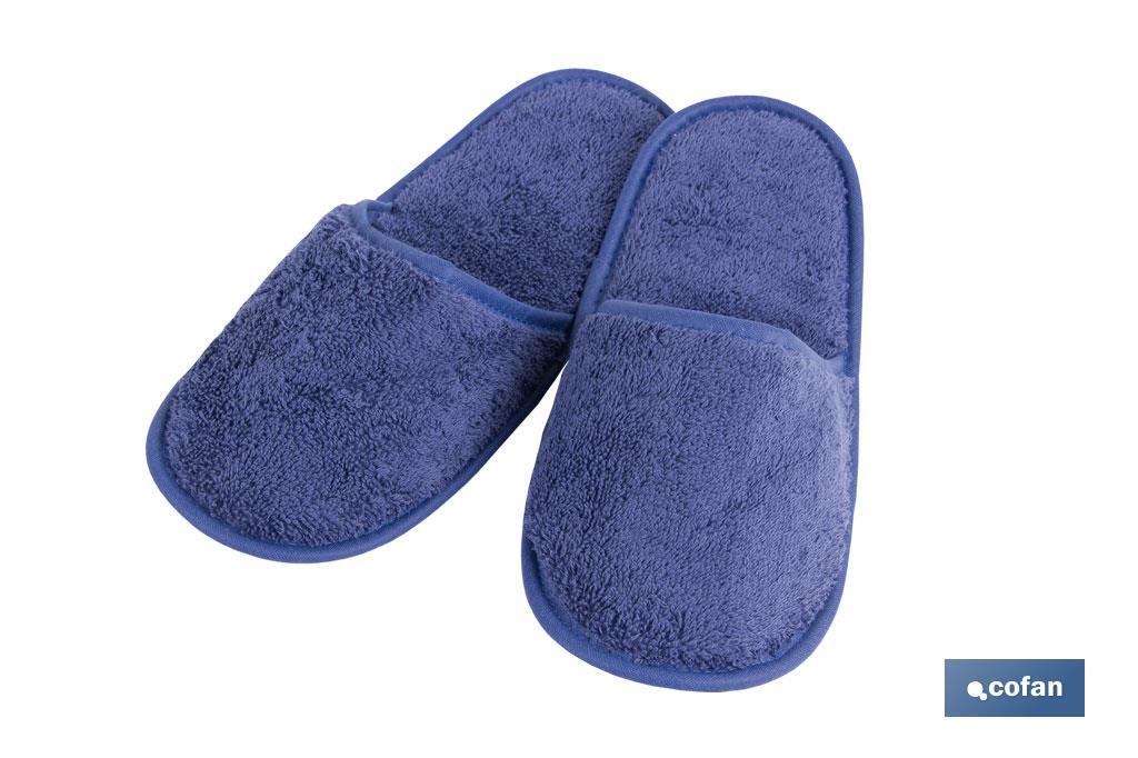 ZAPATILLAS BAÑO AZUL MARINO MODELO MARIN   TALLA.M