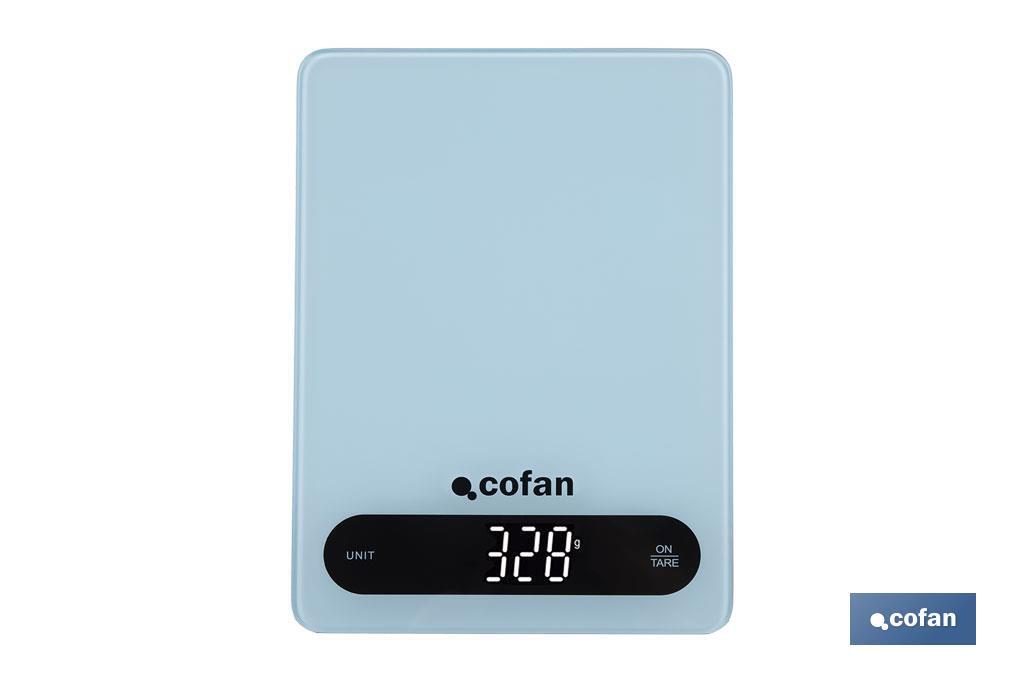 BÁSCULA DE COCINA DIGITAL 10 KG COLOR AZUL BÁSCULA DE COCINA DIGITAL 10 KG COLOR AZUL