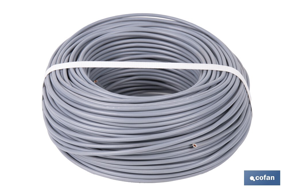 ROLLO CABLE H07V-K 1X4MM2 GRIS (100 M) ROLLO CABLE H07V-K 1X4MM2 GRIS (100 M)