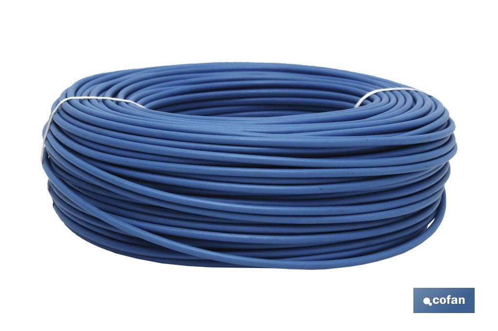ROLLO CABLE H07V-K 1X6MM2 AZUL (100M) ROLLO CABLE H07V-K 1X6MM2 AZUL (100M)