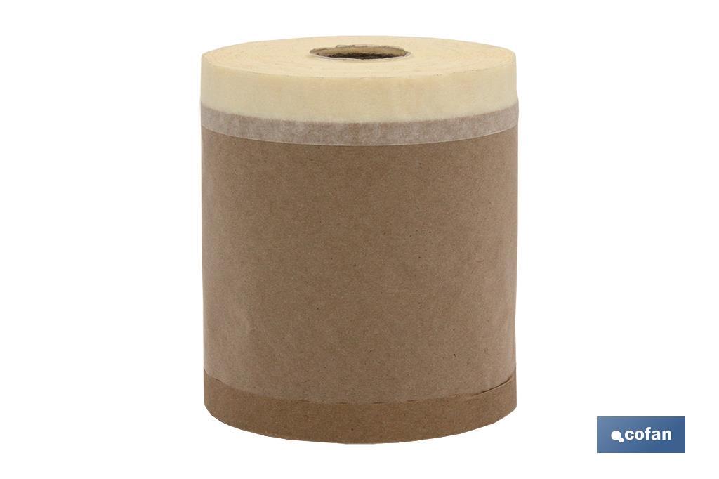 ROLLO CINTA CREPE+PAPEL KRAFT (45cm X 45m) ROLLO CINTA CREPE+PAPEL KRAFT (45cm X 45m)