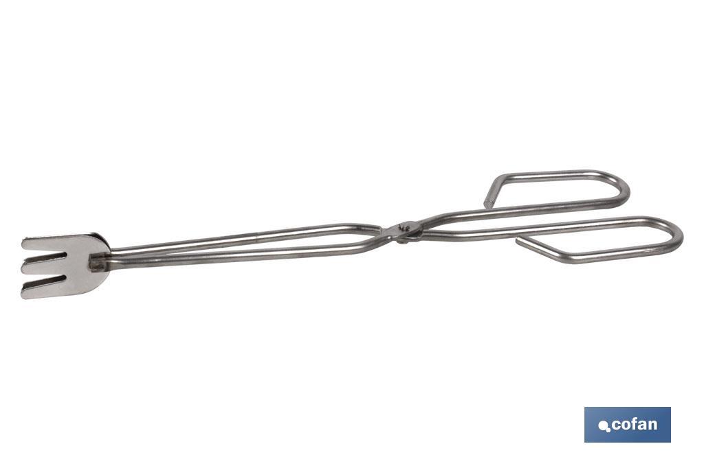 PINZA BARBACOA INOX C/PALA 340 MM PINZA BARBACOA INOX C/PALA 340 MM