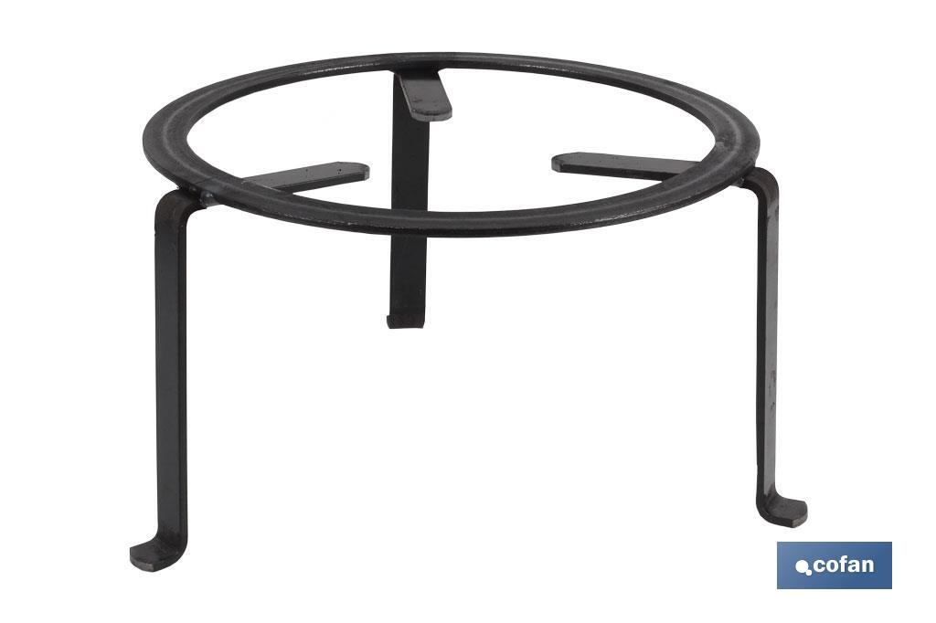 TRÉBEDE DE FORJA REDONDA Ø35cm TRÉBEDE DE FORJA REDONDA Ø35cm