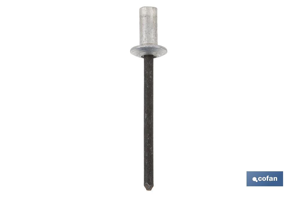 REMACHE ALUMINIO ESTANCO 4,8 X 12,5 MM