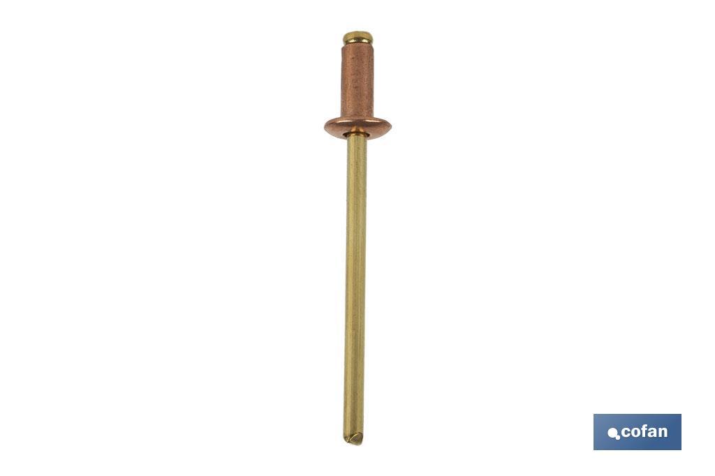 REMACHE COBRE-BRONCE 4 X 12 MM
