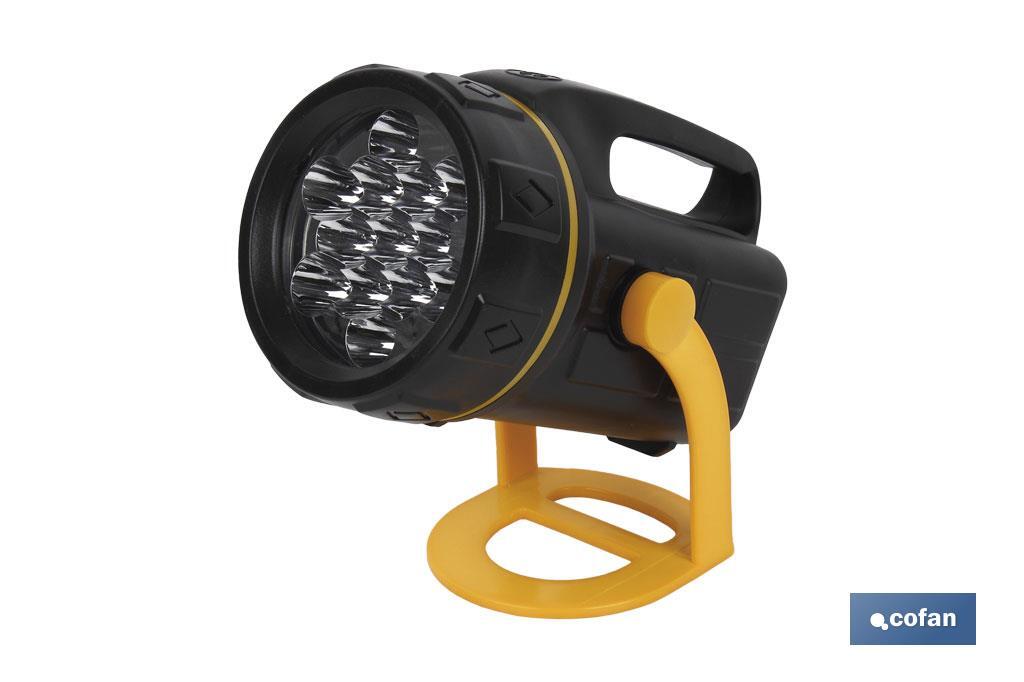 LINTERNA LED CAMPING EN ABS Y GOMA