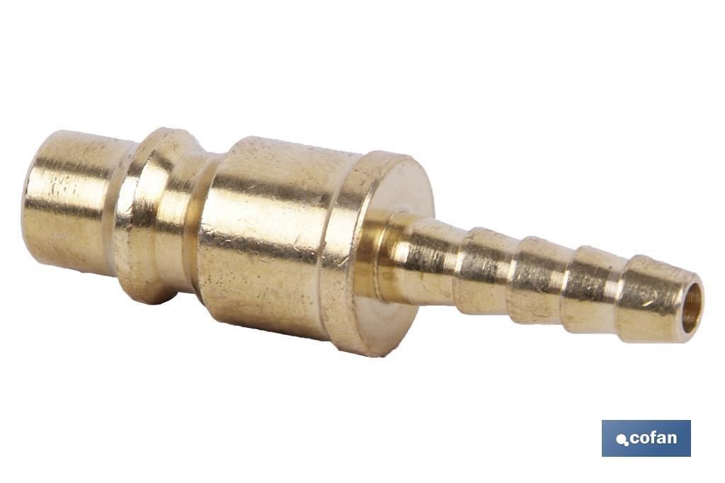 CONECTOR AIRE ESPIGA TUBO 6mm GRAN CAUDAL