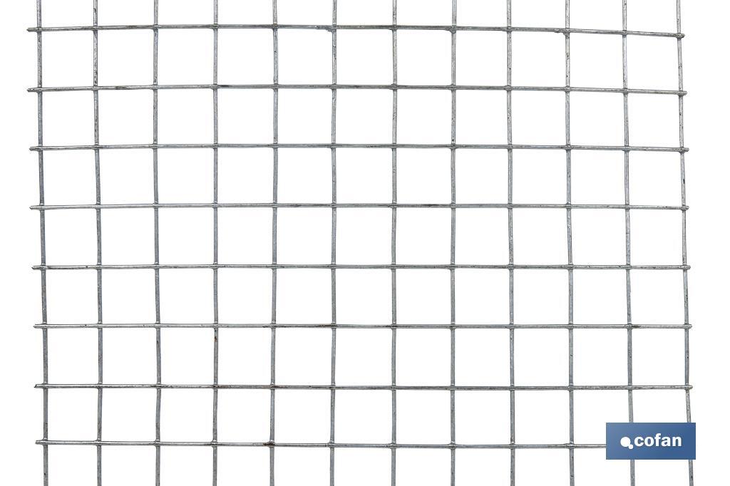 MALLA ELECTROSOLDADA GALV.6X6X0,8MM (1X25M) MALLA ELECTROSOLDADA GALV.6X6X0,8MM (1X25M)
