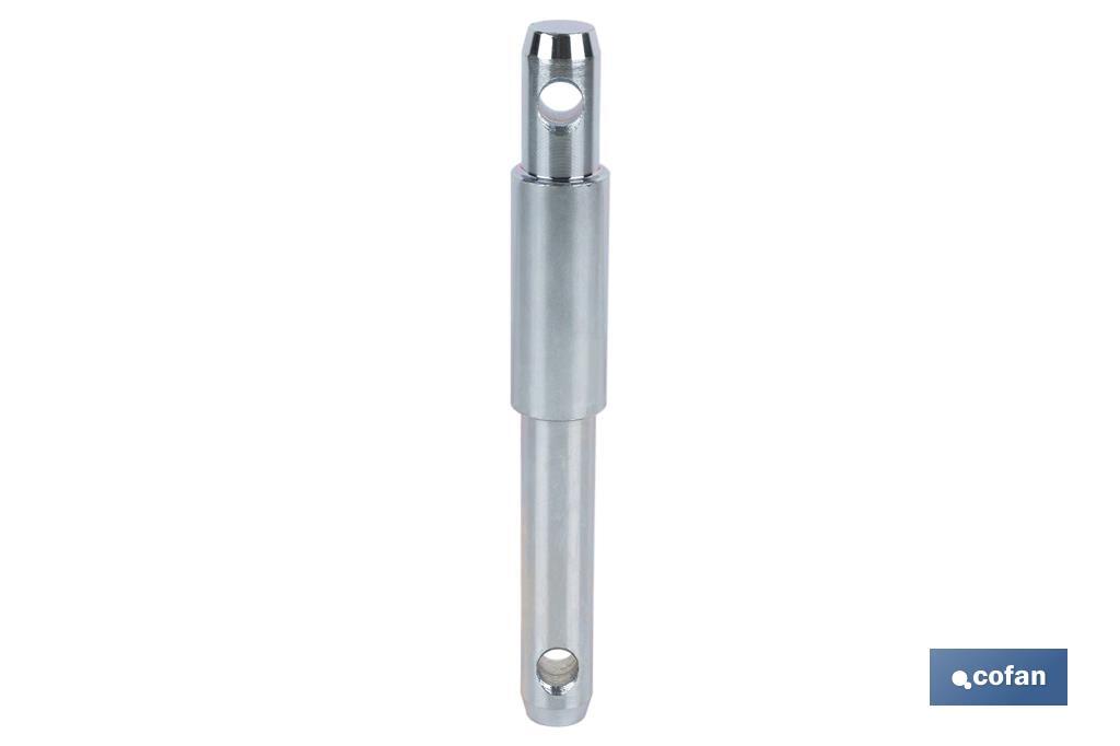 PERNO DOBLE INTERCAMBIABLE PARA ENGANCHE APEROS Ø28 X Ø22 MM PERNO DOBLE INTERCAMBIABLE PARA ENGANCHE APEROS Ø28 X Ø22 MM