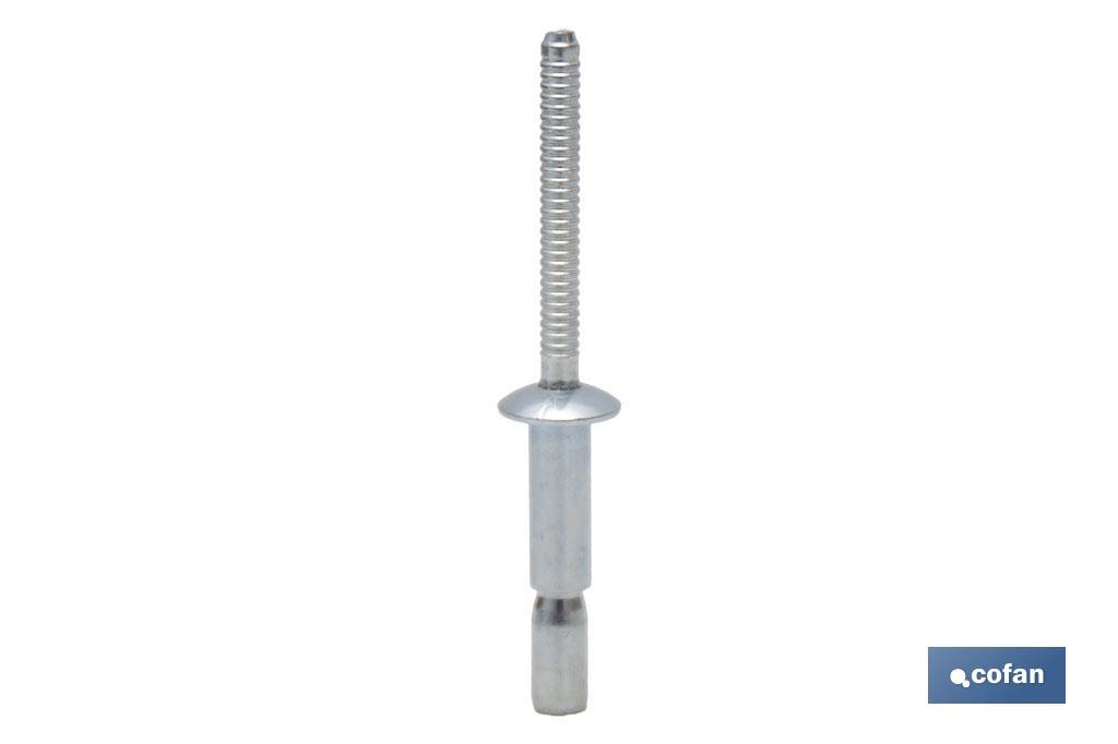 REMACHE ACERO ESTRUCTURAL 4,8 X 14 MM REMACHE ACERO ESTRUCTURAL 4,8 X 14 MM