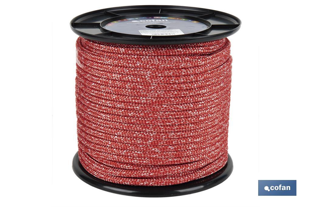CARRETE DRIZA NÁUTICA 12 MM 100 M ROJO CARRETE DRIZA NÁUTICA 12 MM 100 M ROJO