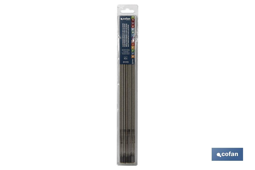 BLÍSTER ELECTRODOS RUTILO E-6013 ø2,5X350 30 UDS BLÍSTER ELECTRODOS RUTILO E-6013 ø2,5X350 30 UDS