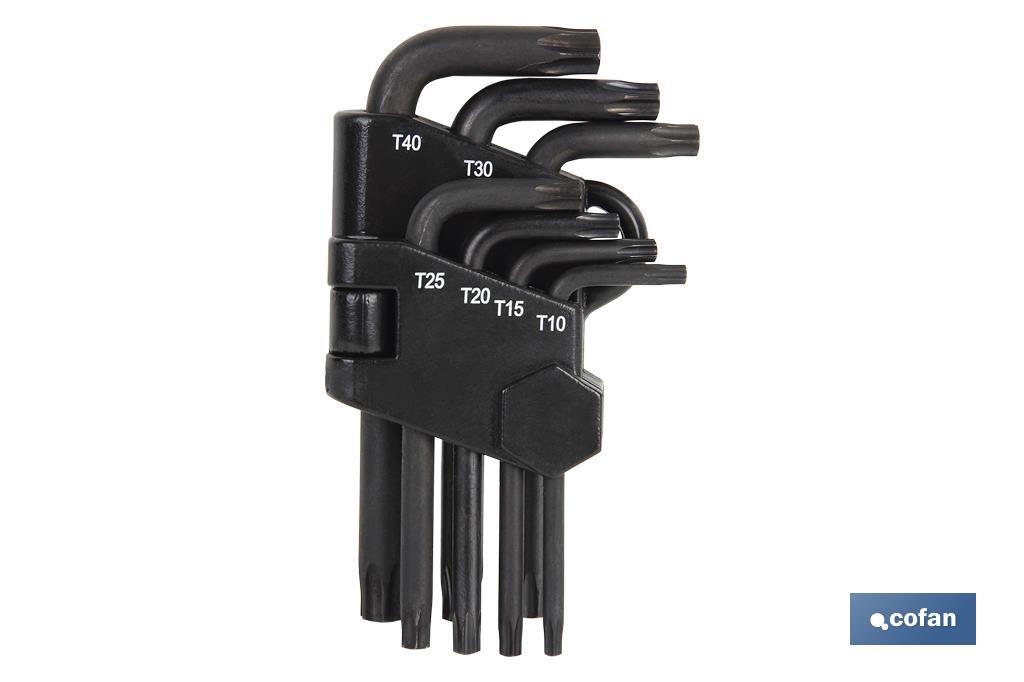 SET LLAVES TORX 7 UDS. (10-40) SET LLAVES TORX 7 UDS. (10-40)