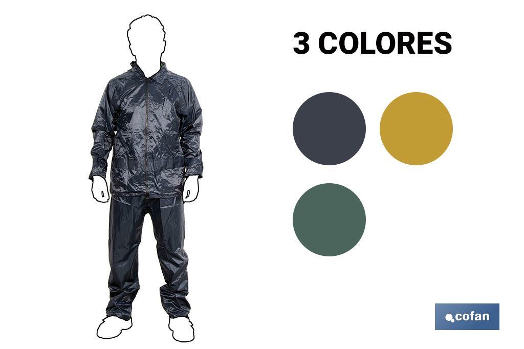 TRAJE AGUA VERDE POLIESTER/PVC TALLA XL TRAJE AGUA VERDE POLIESTER/PVC TALLA XL