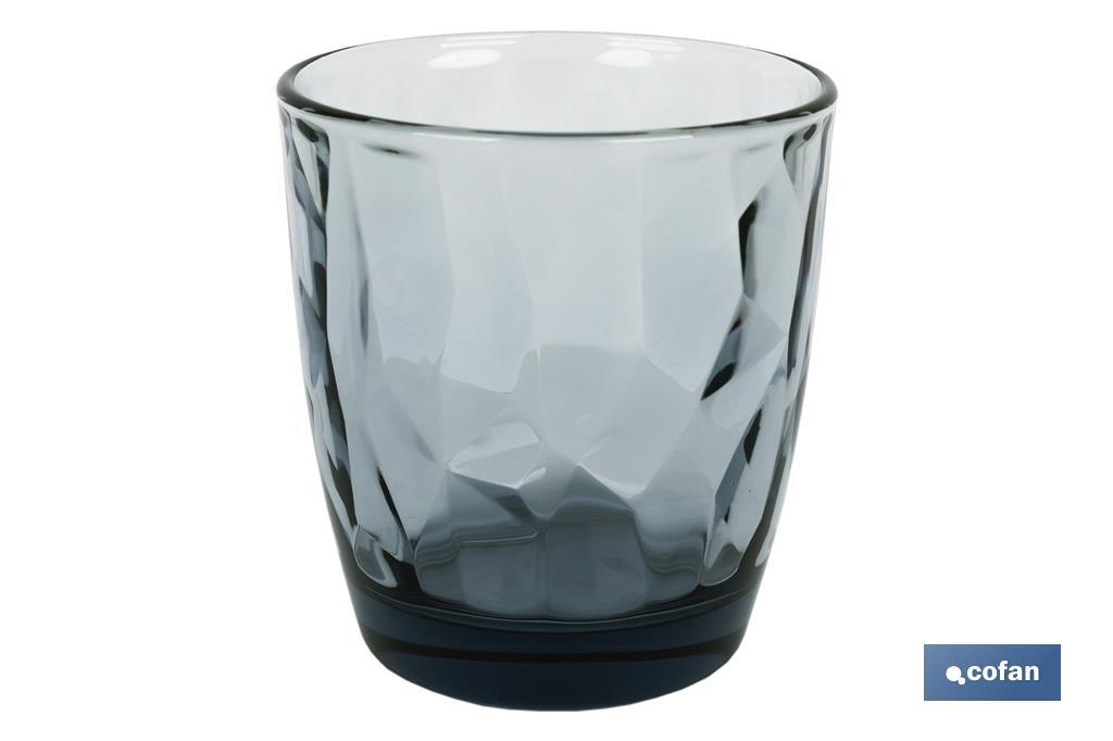 PACK 6 VASOS DE AGUA VIDRIO 30,5 CL COLOR AZUL MODELO JADE PACK 6 VASOS DE AGUA VIDRIO 30,5 CL COLOR AZUL MODELO JADE