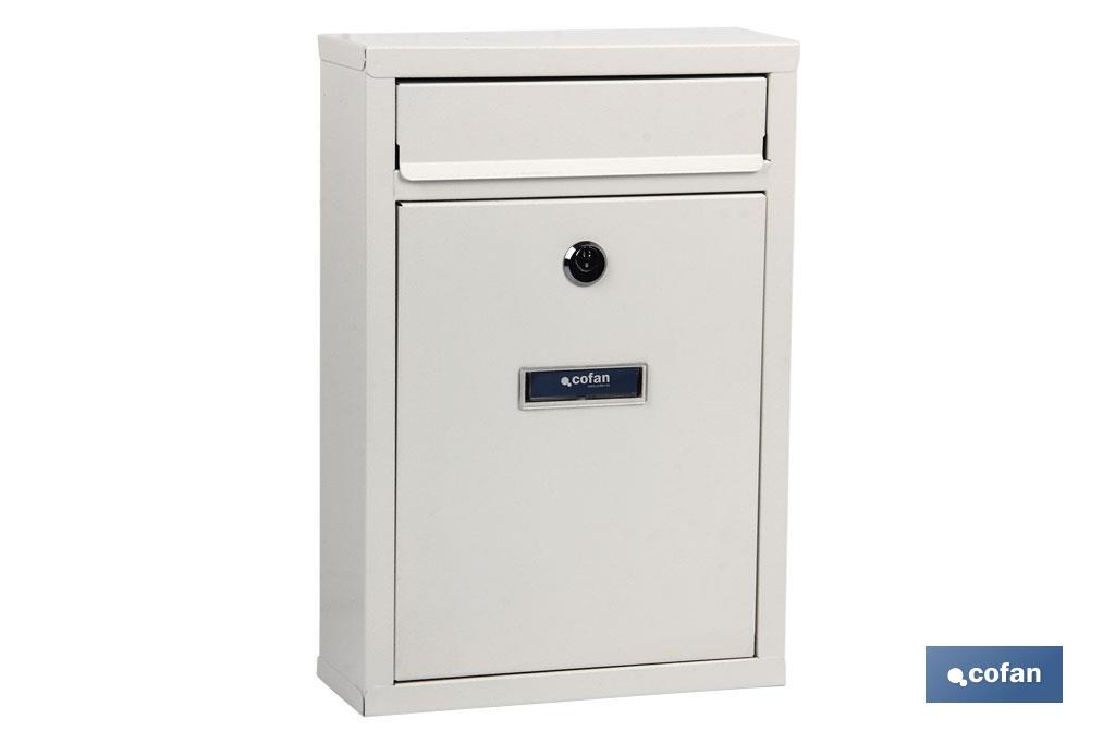 BUZÓN CORREO EXTERIOR BLANCO MODELO LETTER 320X215X85MM BUZÓN CORREO EXTERIOR BLANCO MODELO LETTER 320X215X85MM