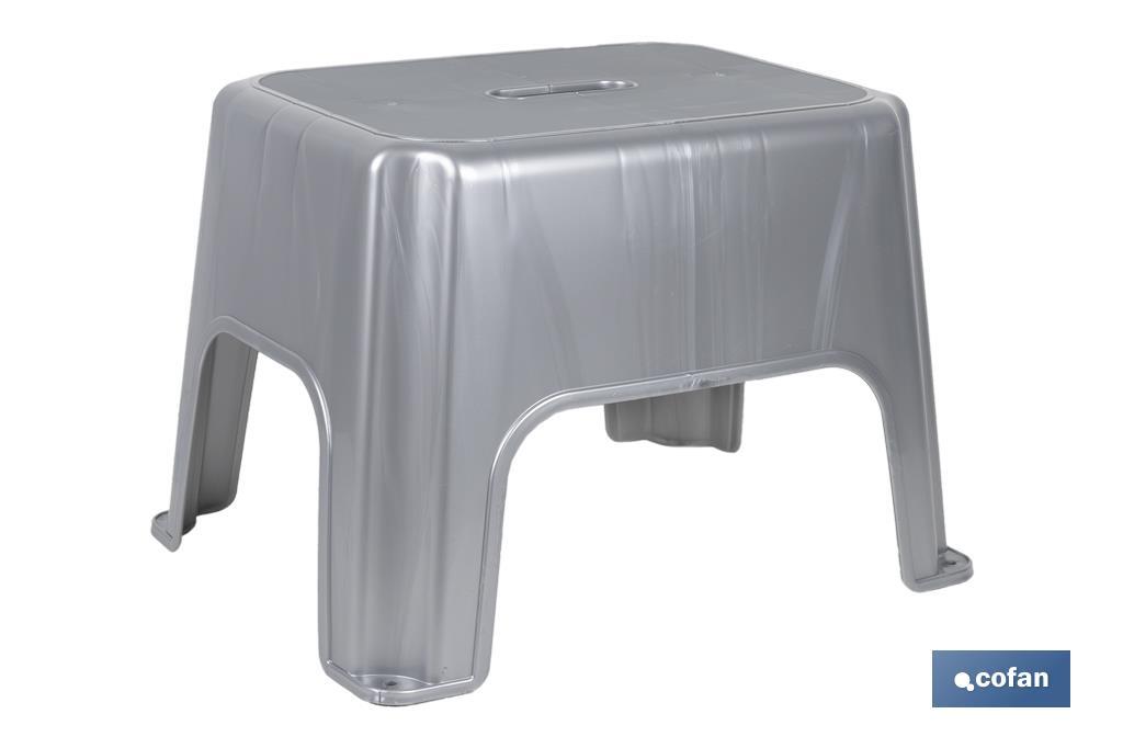 TABURETE GRIS 40X30X28 TABURETE GRIS 40X30X28