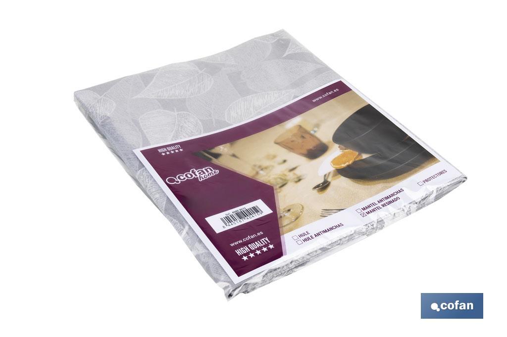 MANTEL ANTIMANCHAS RESINADO FICUS 1,40 X2,50M MANTEL ANTIMANCHAS RESINADO FICUS 1,40 X2,50M