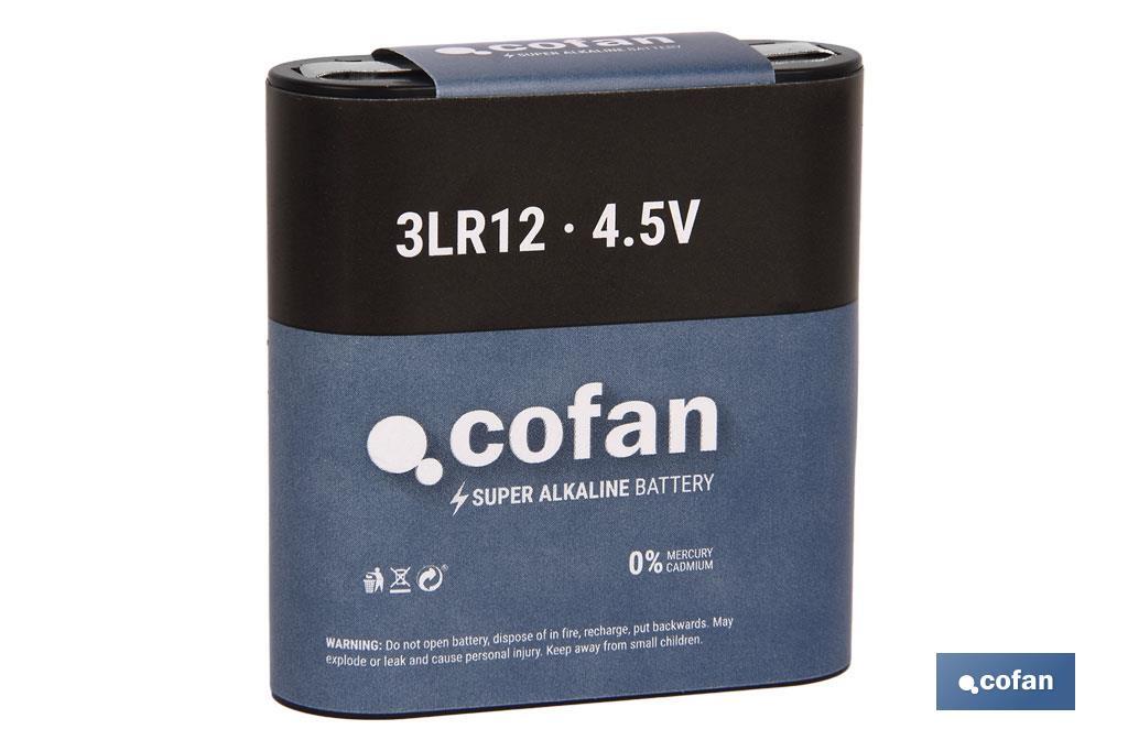 BLÍSTER DE 1 PILA ALCALINA 3LR12/45V VENTA UNITARIA BLÍSTER DE 1 PILA ALCALINA 3LR12/45V VENTA UNITARIA
