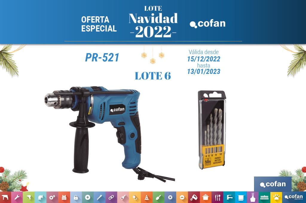 Lote de Navidad 6: Taladro + Juego de Brocas