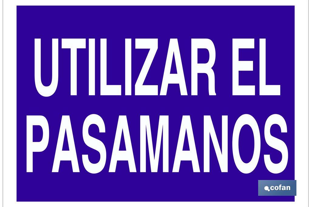 Utilizar el pasamanos