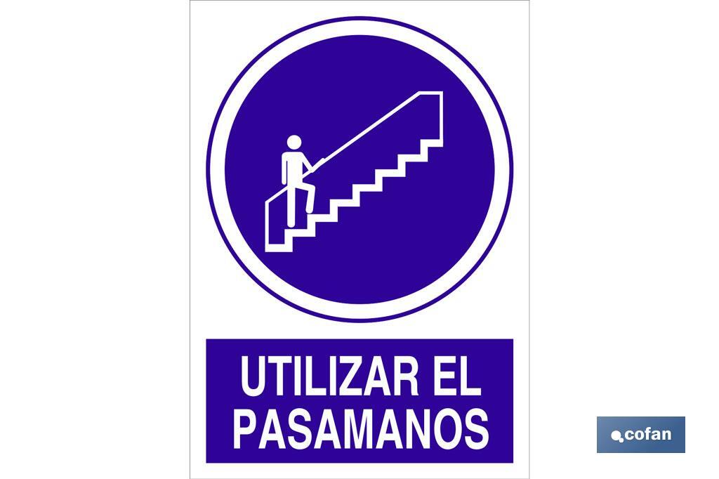 Utilizar el pasamanos