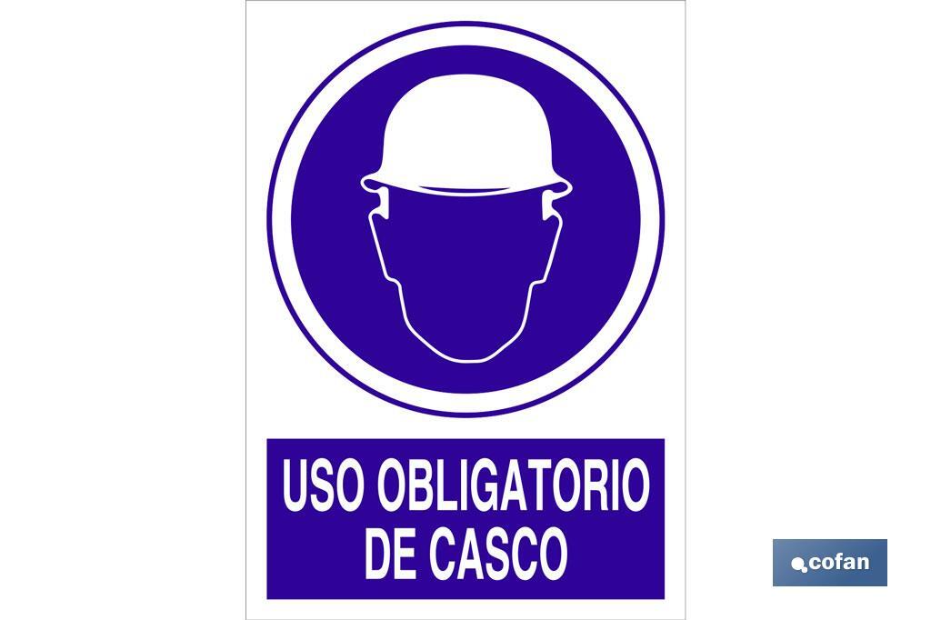 Uso obligatorio de casco